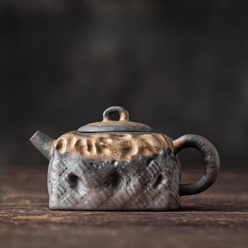 120ML Retro Japanese Style Pot Teapot Kung Fu Coarse pottery Tea Making Device Tea Infuser Tea Kettle Chinese Small Teapot
120ML Retro Japanese Style Pot Teapot Kung Fu Coarse pottery Tea Making Device Tea Infuser Tea Kettle Chinese Small Teapot