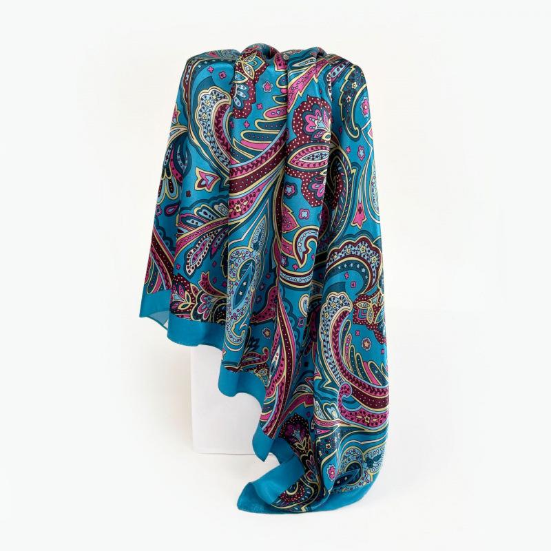 Headband Scarf Women Fashion 90*90cm Silk Satin Hijab Bandana Neckerhicef Sun Protection Shawl Wrap Headscarf Paisley 90 90cm
Headband Scarf Women Fashion 90*90cm Silk Satin Hijab Bandana Neckerhicef Sun Protection Shawl Wrap Headscarf Paisley 90 90cm