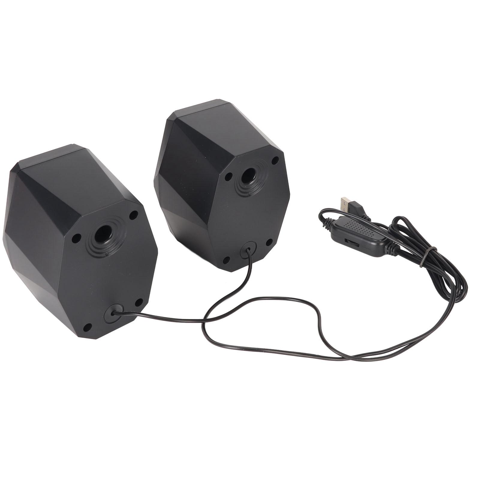 USB Powered Speaker with RGB Lights Volume Control Portable Wired Subwoofer Speaker for Laptop Desktop Computer Desktop
USB Powered Speaker with RGB Lights Volume Control Portable Wired Subwoofer Speaker for Laptop Desktop Computer Desktop