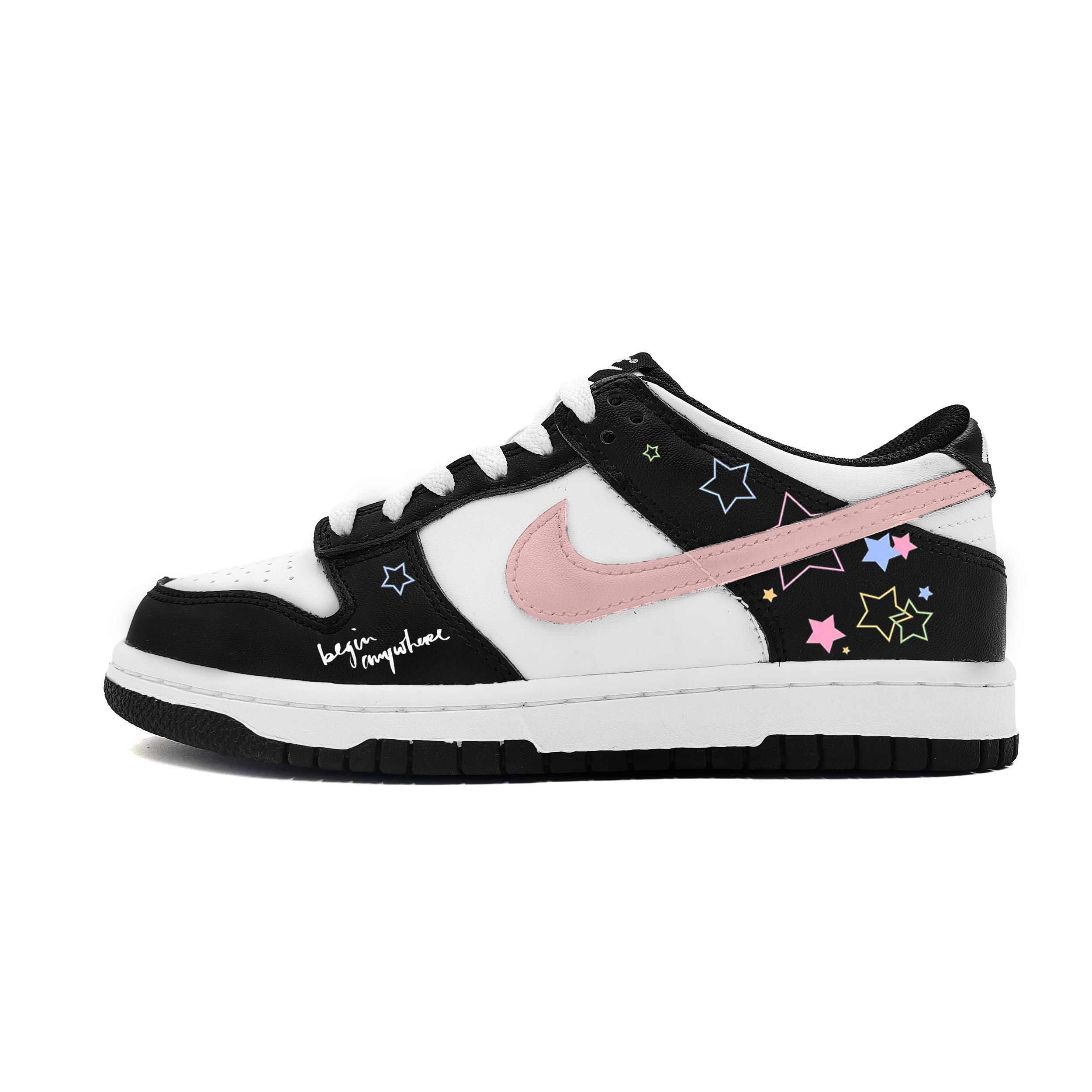 Nike Dunk Star Wish Abrasion Resistant Low top Skateboard Shoes Women s Black White DD1503-101(Team1447-) 39
Nike Dunk Star Wish Abrasion Resistant Low top Skateboard Shoes Women s Black White DD1503-101(Team1447-) 39