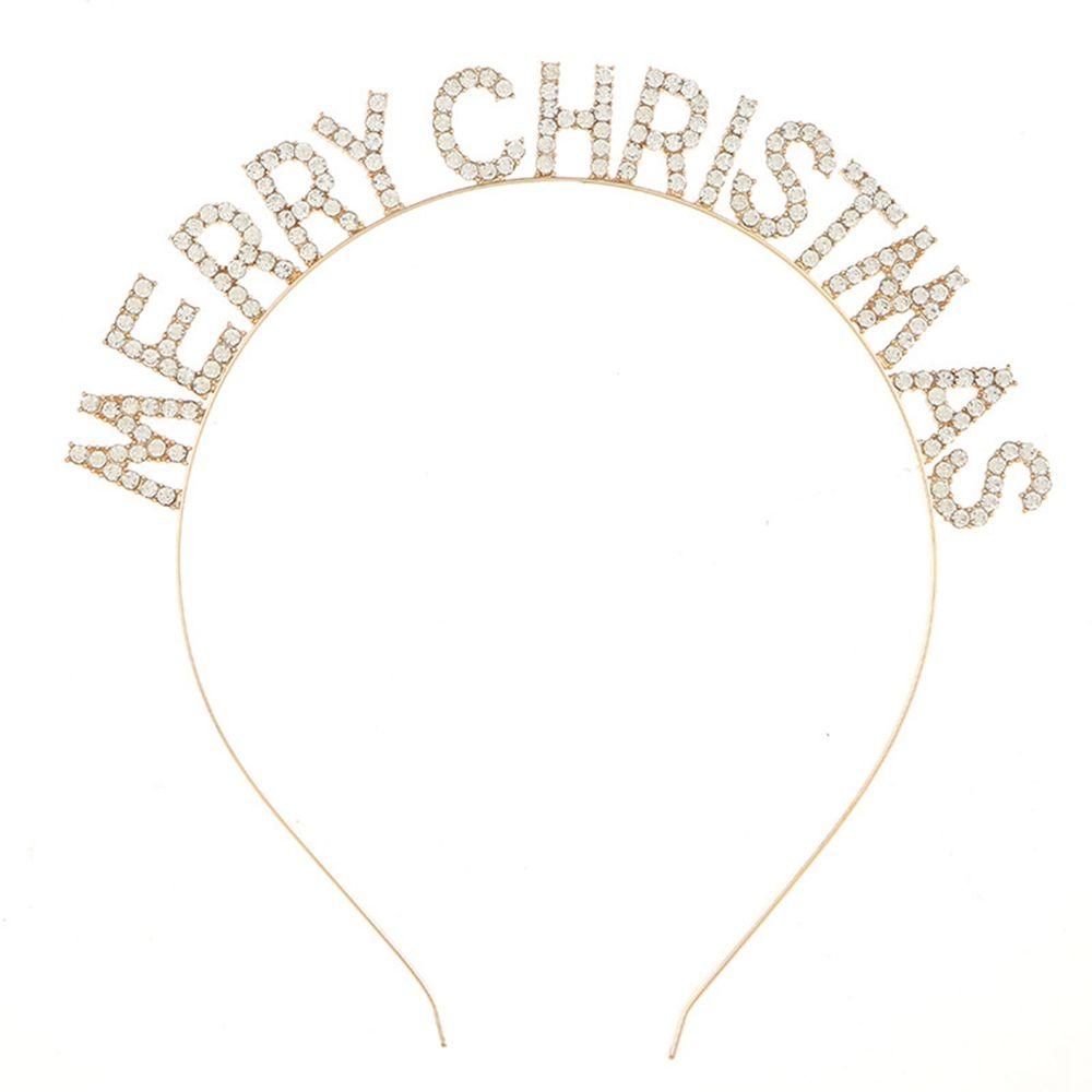 Christmas Gift Rhinestone Crown Merry Christmas Headband Korean Style Hair Hoop Female Jewelry розового золота
Christmas Gift Rhinestone Crown Merry Christmas Headband Korean Style Hair Hoop Female Jewelry розового золота