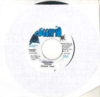 7inch Record GENERAL TREES - Tarzan NONE BLACK SCORPIO Jamaica Reggae, Ska & Dub Used
7inch Record GENERAL TREES - Tarzan NONE BLACK SCORPIO Jamaica Reggae, Ska & Dub Used