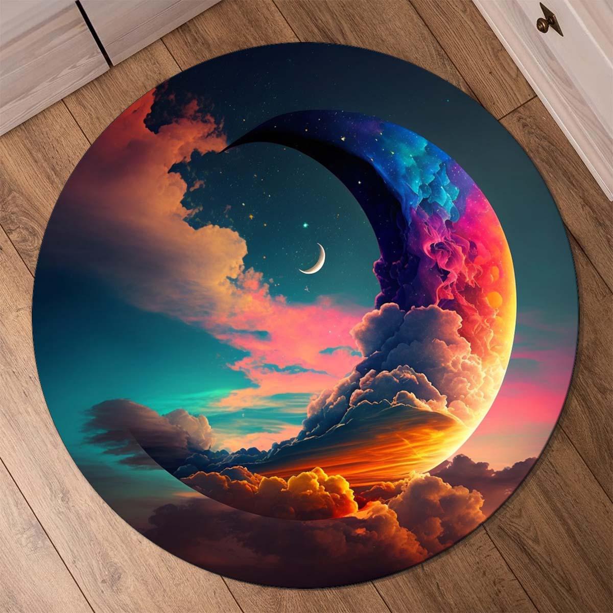 Moon-Inspired Non-Slip Round Area Rug - Soft Polyester, Washable & Shed-Free Carpet for Bedroom, Living Room, and Office Decor 80cm
Moon-Inspired Non-Slip Round Area Rug - Soft Polyester, Washable & Shed-Free Carpet for Bedroom, Living Room, and Office Decor 80cm