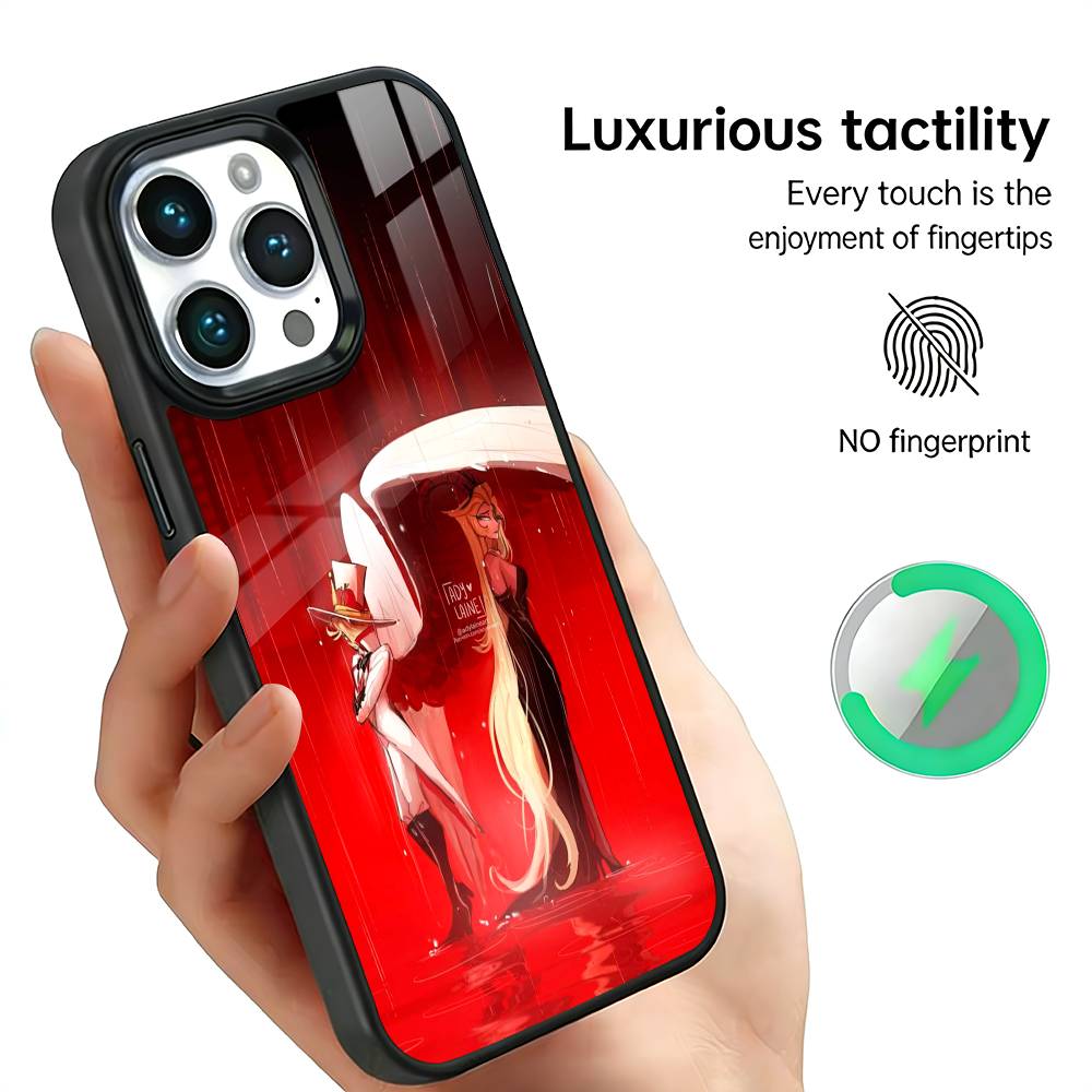 H-Hazbin H-Hotel Charlie Morningstar Phone Case For IPhone17 16 15 14 13 12 11 Plus Pro Max Plus Wireless Charger Cover Funda iPhone12PROMAX
H-Hazbin H-Hotel Charlie Morningstar Phone Case For IPhone17 16 15 14 13 12 11 Plus Pro Max Plus Wireless Charger Cover Funda iPhone12PROMAX