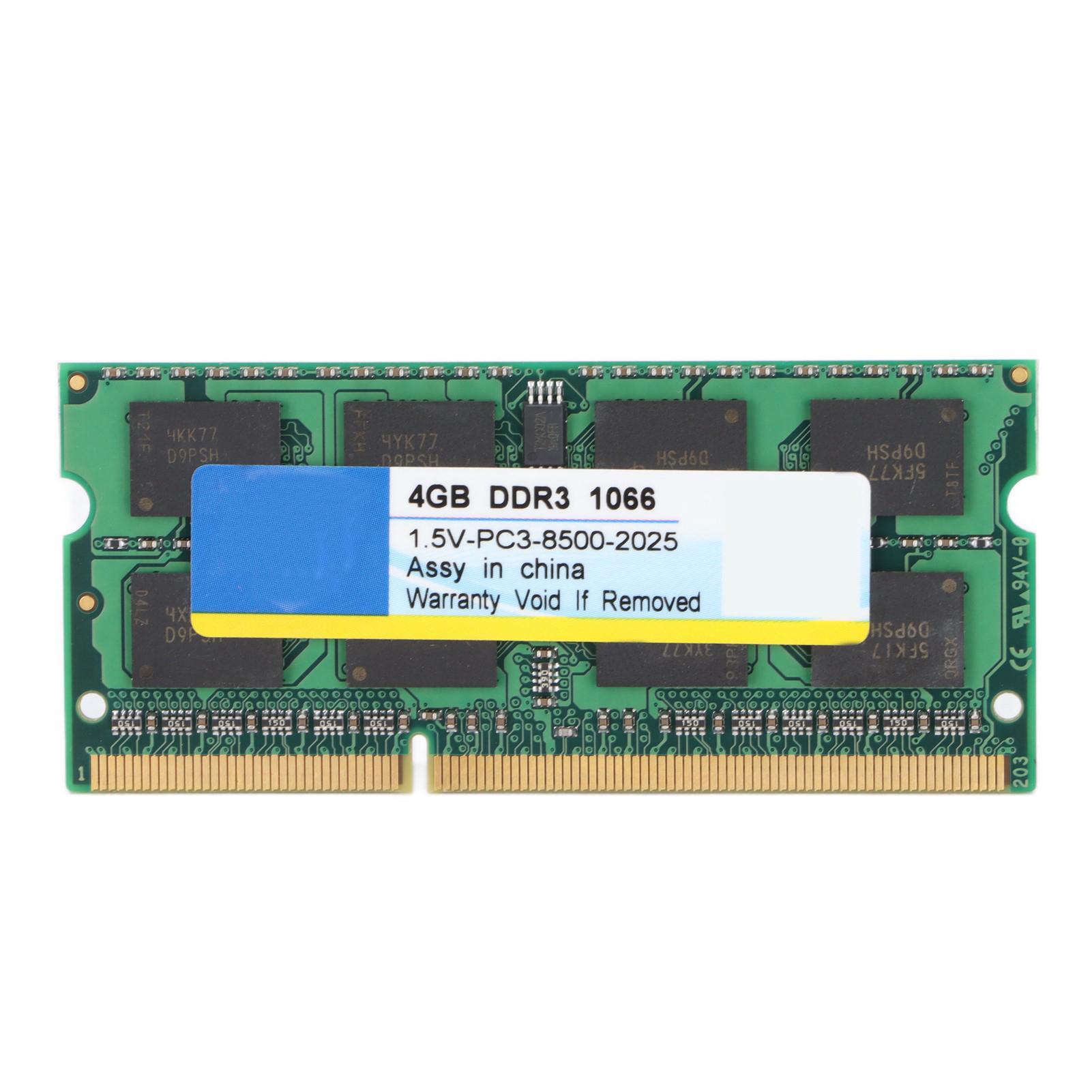 DDR3 RAM 4GB 1066Mhz PC3‑8500 204PIN 1.5V Повністю сумісний ПК Ноутбук Ноутбук Пам’ять
DDR3 RAM 4GB 1066Mhz PC3‑8500 204PIN 1.5V Повністю сумісний ПК Ноутбук Ноутбук Пам’ять