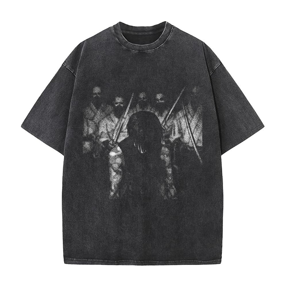 Manga Jujutsu Kaisen T Shirt Zenin Maki Printed Vintage Washed T-shirt Men Clothing Summer Short Sleeve Pure Cotton Tees Tops S чёрный
Manga Jujutsu Kaisen T Shirt Zenin Maki Printed Vintage Washed T-shirt Men Clothing Summer Short Sleeve Pure Cotton Tees Tops S чёрный