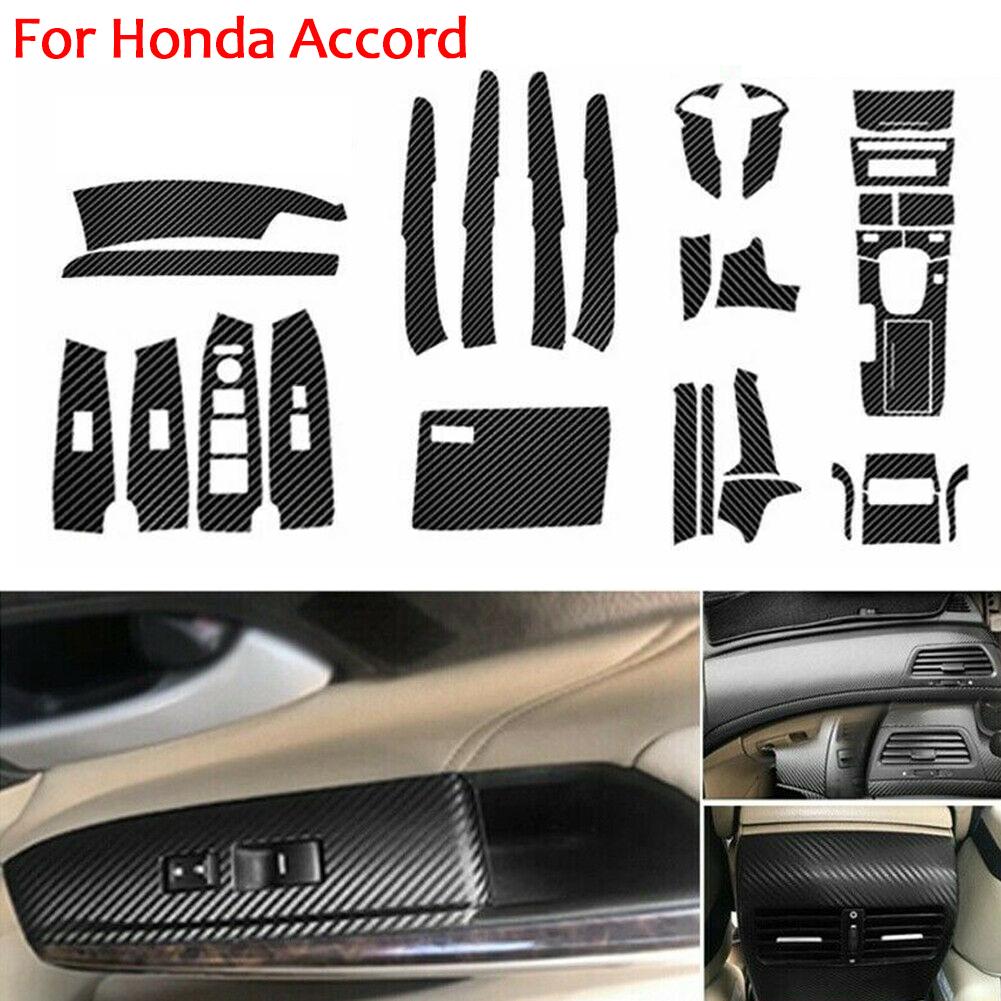 29 шт. для Honda Accord 2008-2012, автомобильный декор, интерьерный комплект, накладка, наклейки из углеродного волокна, стиль автомобиля
29 шт. для Honda Accord 2008-2012, автомобильный декор, интерьерный комплект, накладка, наклейки из углеродного волокна, стиль автомобиля