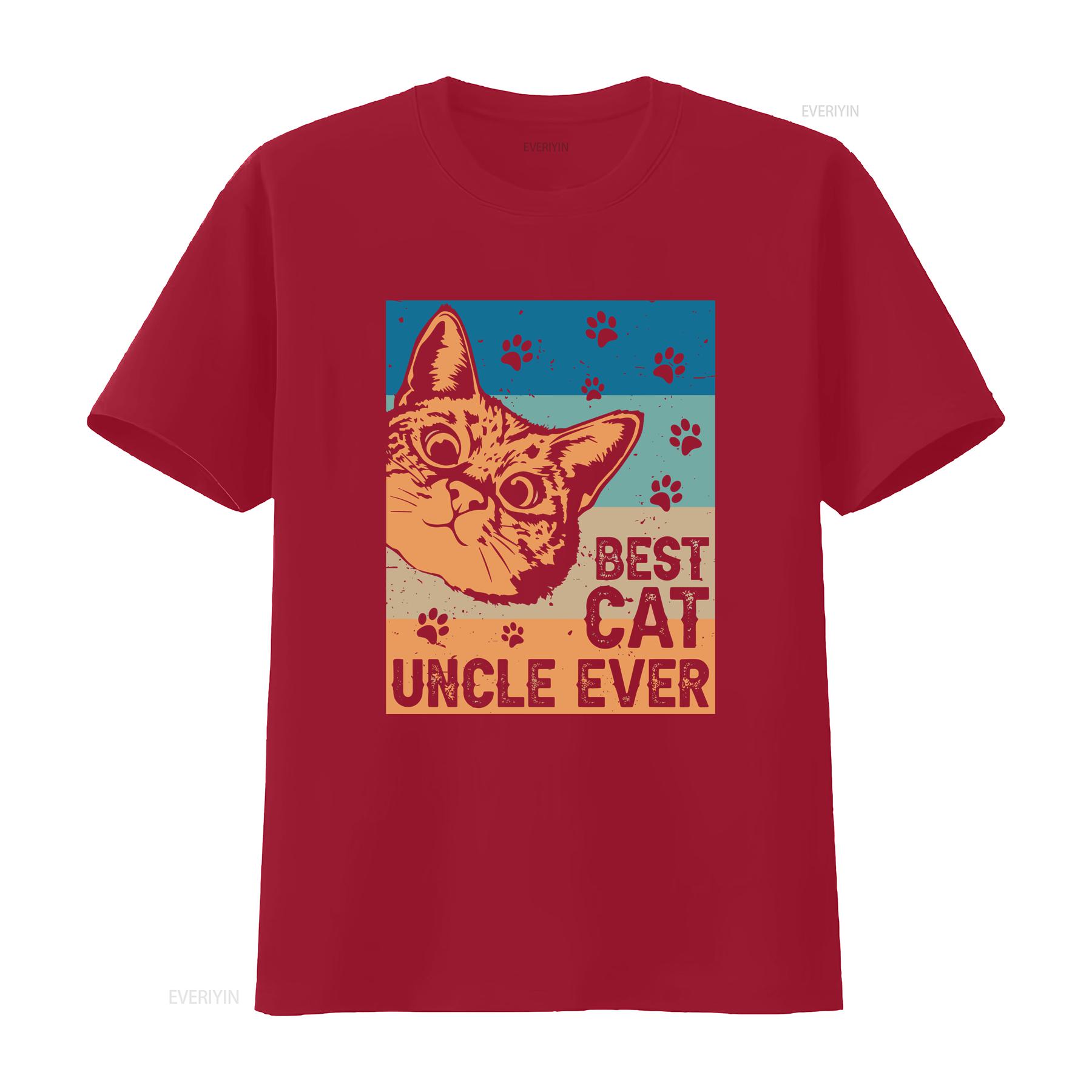 Best Cat Uncle Ever T Shirt Fathers Day Birthday vintage Washed homme Slightly Comfortable graphic designer clothes Unisex S
Best Cat Uncle Ever T Shirt Fathers Day Birthday vintage Washed homme Slightly Comfortable graphic designer clothes Unisex S