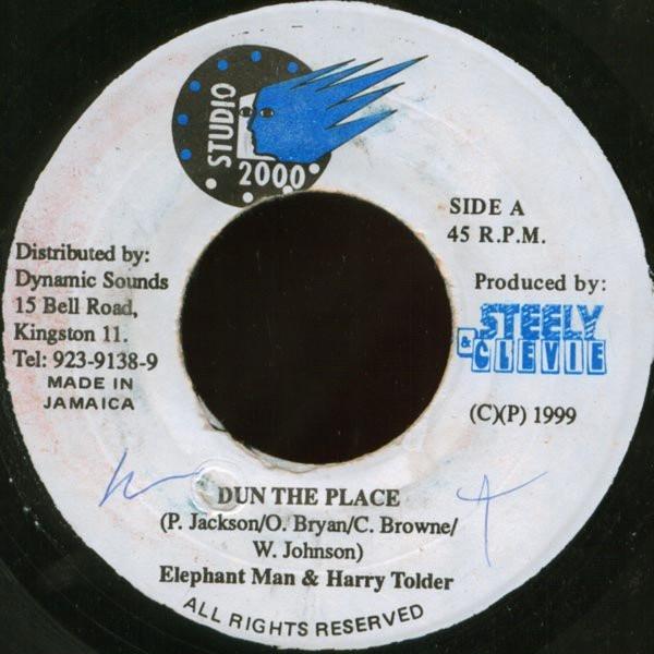 7inch Record ELEPHANT MAN & HARRY TODDLER - Dun The Place NONE Studio 2000 1999 Jamaica Reggae, Ska & Dub Used
7inch Record ELEPHANT MAN & HARRY TODDLER - Dun The Place NONE Studio 2000 1999 Jamaica Reggae, Ska & Dub Used