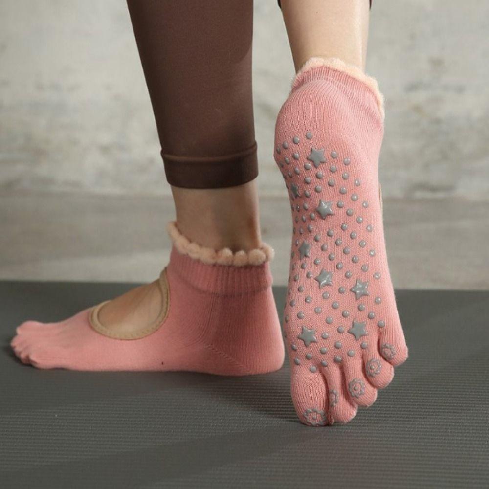 Cotton Grips Pilates Socks Ruffle Slipper Socks Comfortable Women Yoga Socks Flooring розовый
Cotton Grips Pilates Socks Ruffle Slipper Socks Comfortable Women Yoga Socks Flooring розовый