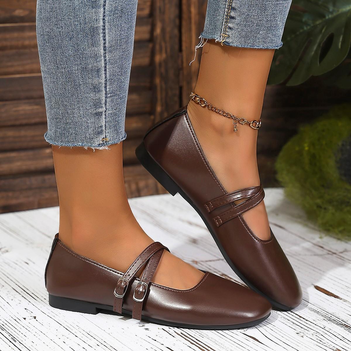 Женские туфли-Мэри Джейн с широким носком квадратной формы - Вдохновленные Францией низкие слипоны для весны/осени, балетки в корейском стиле 42 темно-коричневого
Женские туфли-Мэри Джейн с широким носком квадратной формы - Вдохновленные Францией низкие слипоны для весны/осени, балетки в корейском стиле 42 темно-коричневого