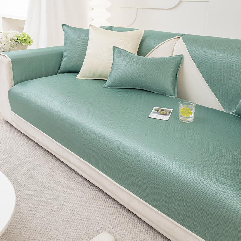 Sofa Cushion Summer Mat Ice Silk Non-Slip Cushion Solid Color Small Fresh Summer Seat Cushion Cover Cool Cushion Ice Cushion Cover Cloth 70*70cm
Sofa Cushion Summer Mat Ice Silk Non-Slip Cushion Solid Color Small Fresh Summer Seat Cushion Cover Cool Cushion Ice Cushion Cover Cloth 70*70cm