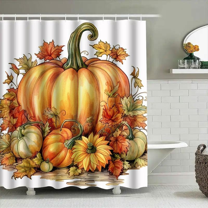 1Pcwatercolor Pumpkin Leaves Autumn Shower Curtain Decorative Bathroom Art Room Decor W60H190(CM)-1 Pcs
1Pcwatercolor Pumpkin Leaves Autumn Shower Curtain Decorative Bathroom Art Room Decor W60H190(CM)-1 Pcs