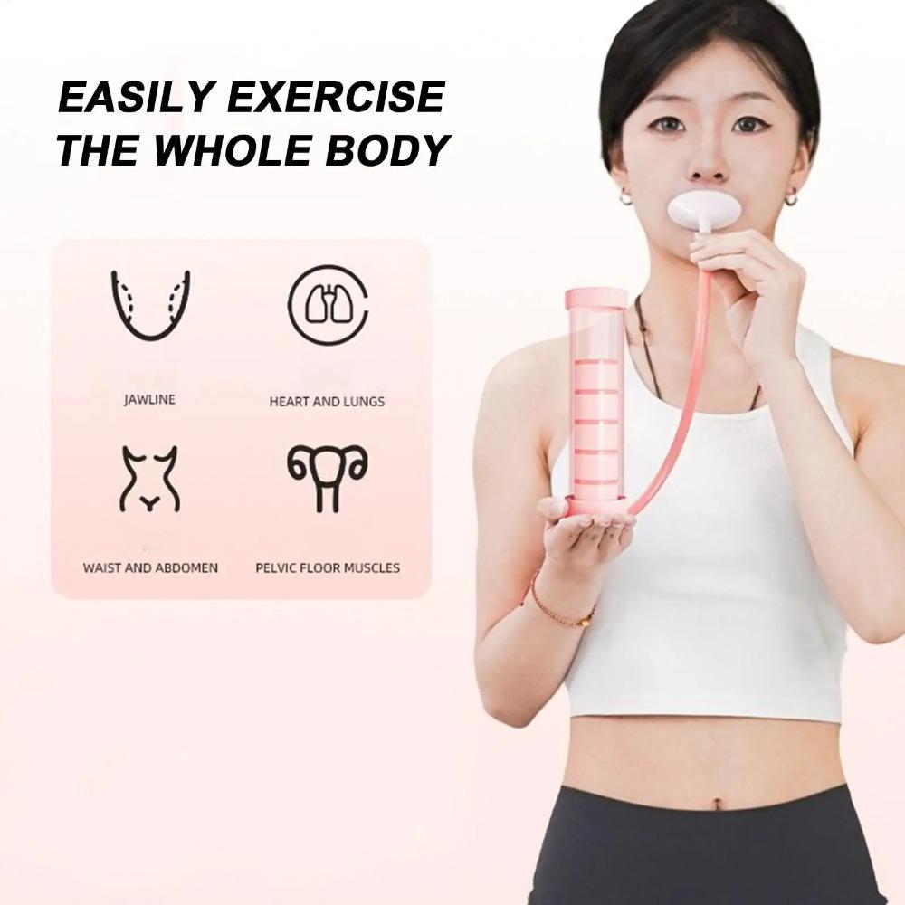 Stronger Lungs Respiratory Trainer Muscle Trainer Deep Breathing Trainer Fitness рожевий
Stronger Lungs Respiratory Trainer Muscle Trainer Deep Breathing Trainer Fitness рожевий
