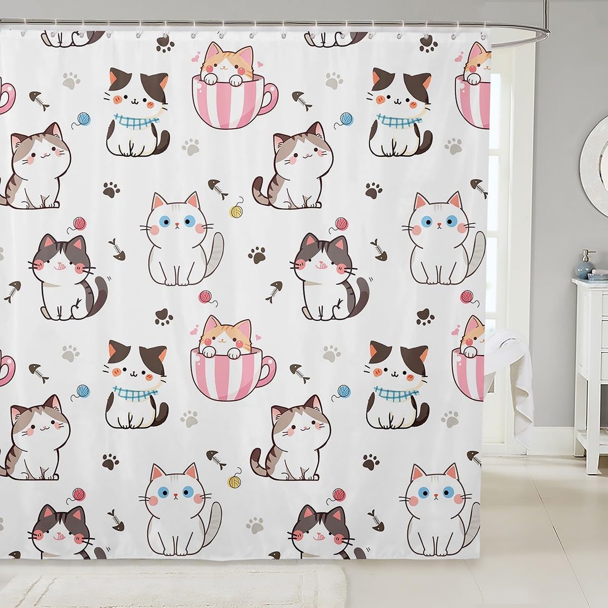 Dog Paw Print Shower Curtain For Girls Boys Purple Galaxy Kids Bathroom Shower Curtain Set Puppy Pets Animal Themed Bath Curtain W60H190(CM)-1 Pcs
Dog Paw Print Shower Curtain For Girls Boys Purple Galaxy Kids Bathroom Shower Curtain Set Puppy Pets Animal Themed Bath Curtain W60H190(CM)-1 Pcs