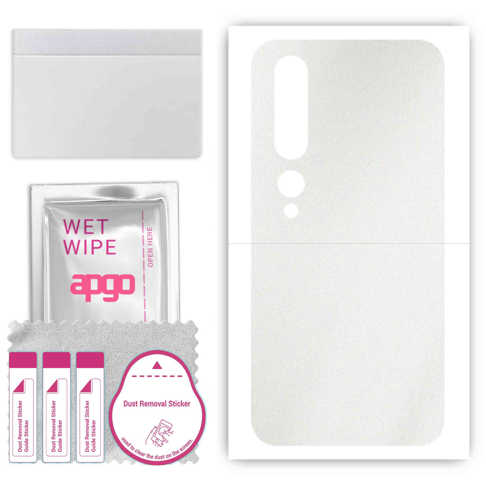 apgo Захисна наклейка для задньої панелі, сумісна з Xiaomi Mi 10 Pro 5G, Wrap Film, Foil, Vinyl - Pattern Matte Transparent
apgo Захисна наклейка для задньої панелі, сумісна з Xiaomi Mi 10 Pro 5G, Wrap Film, Foil, Vinyl - Pattern Matte Transparent