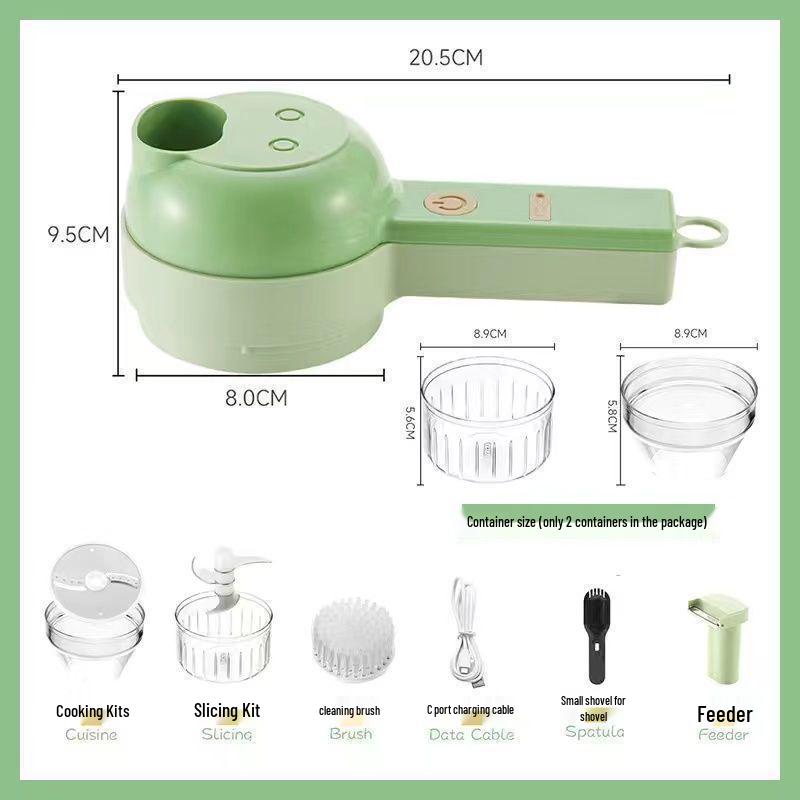 Gatling Multifunctional Vegetable Chopper & Electric Garlic Masher
Gatling Multifunctional Vegetable Chopper & Electric Garlic Masher