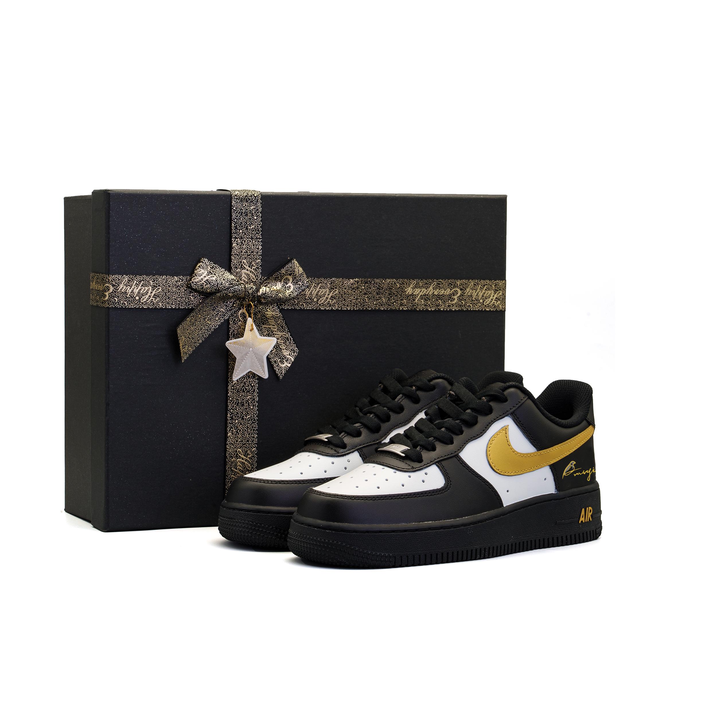 Nike Air Force 1 Cushioning, Wear Resistant Low top Skateboard Shoes Unisex Black White Gold CW2288-001(Team-1098SBOX) 45
Nike Air Force 1 Cushioning, Wear Resistant Low top Skateboard Shoes Unisex Black White Gold CW2288-001(Team-1098SBOX) 45
