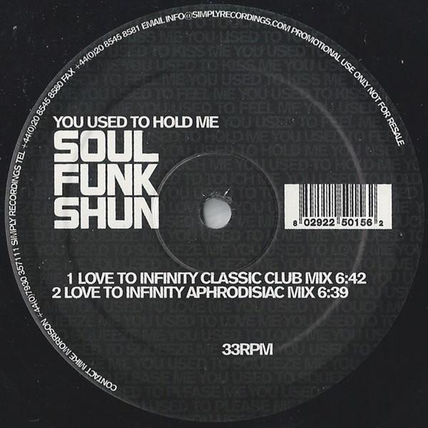 12inch Record SOUL FUNK SHUN, RALPHI ROSARIO - You Used To Hold Me SIMP12015 Simply Recordin 2005 UK Dance & Electronica Used
12inch Record SOUL FUNK SHUN, RALPHI ROSARIO - You Used To Hold Me SIMP12015 Simply Recordin 2005 UK Dance & Electronica Used