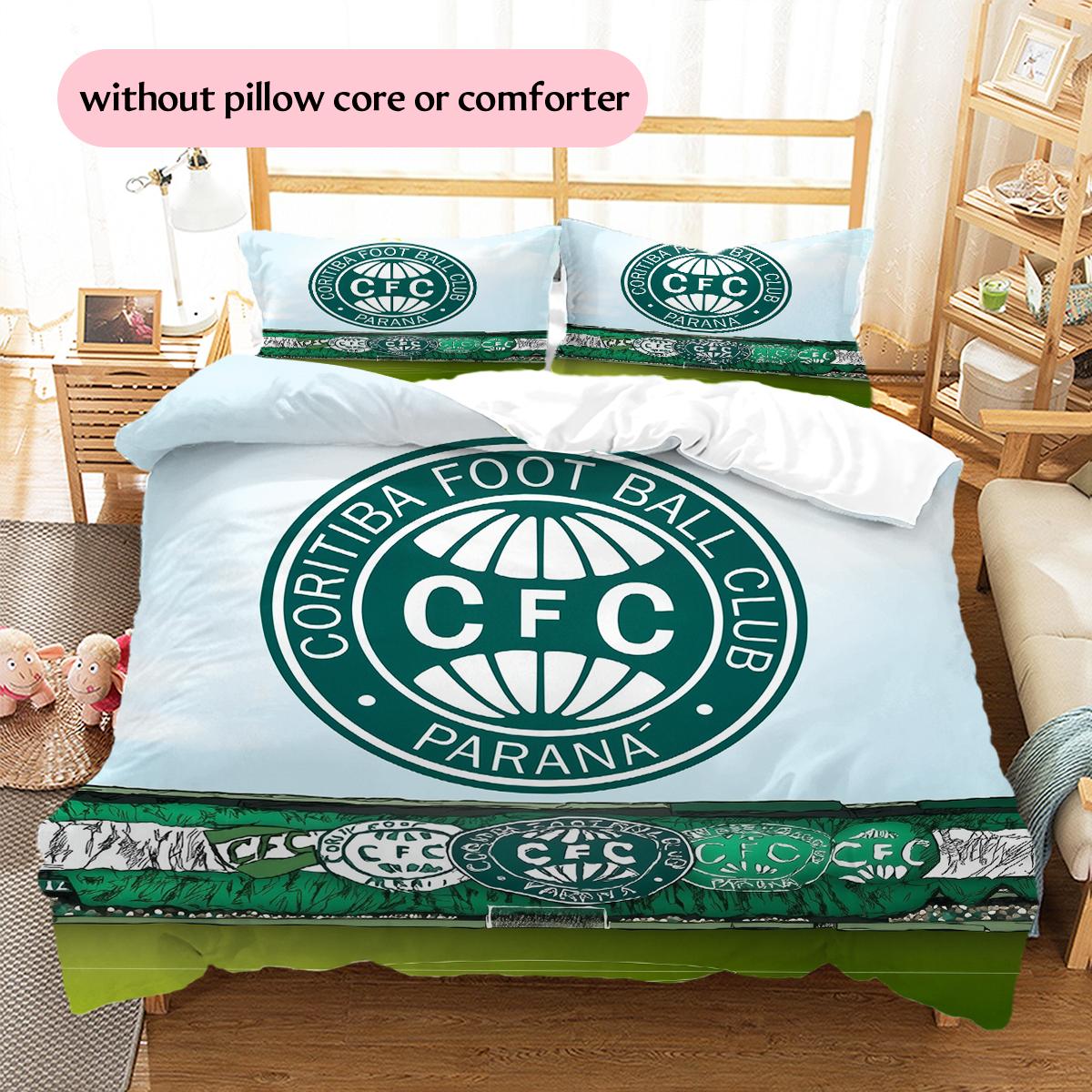 Coritiba FC Pattern Bedding Home Decoration Birthday Gift (1 * duvet cover + 2 * pillowcase, without core) 135x200cm
Coritiba FC Pattern Bedding Home Decoration Birthday Gift (1 * duvet cover + 2 * pillowcase, without core) 135x200cm