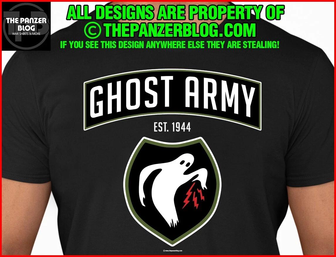 23rd Ghost Army T-Shirt WWII US Military Tactical Deception Unit XXL
23rd Ghost Army T-Shirt WWII US Military Tactical Deception Unit XXL