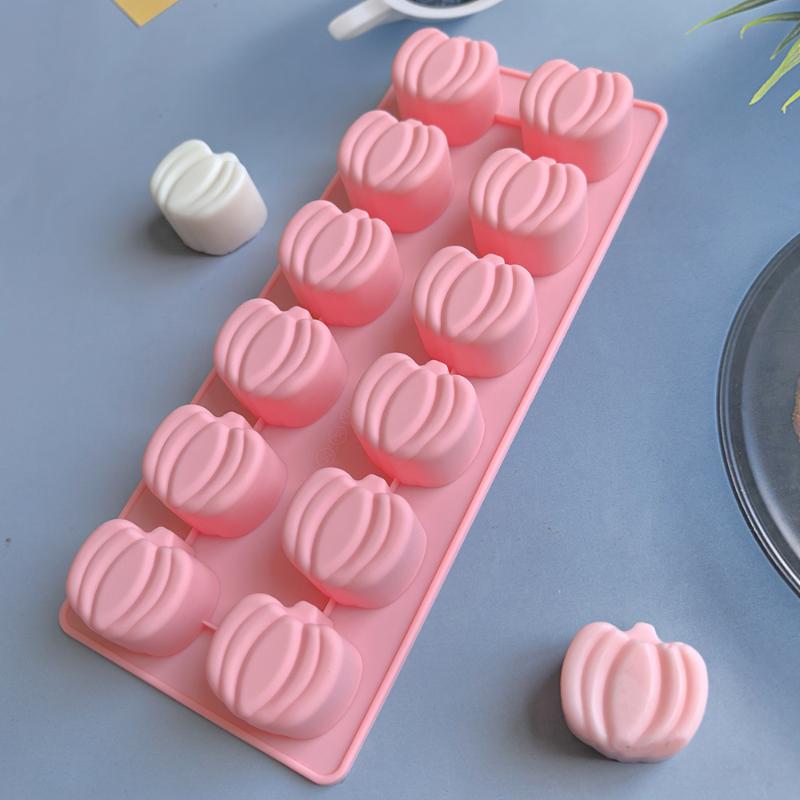 1PC 12-Cavity Pumpkin-Shaped Silicone Mold for DIY Baking - Kitchen Tool for Decorating Cakes Candies Chocolates And Desserts
1PC 12-Cavity Pumpkin-Shaped Silicone Mold for DIY Baking - Kitchen Tool for Decorating Cakes Candies Chocolates And Desserts