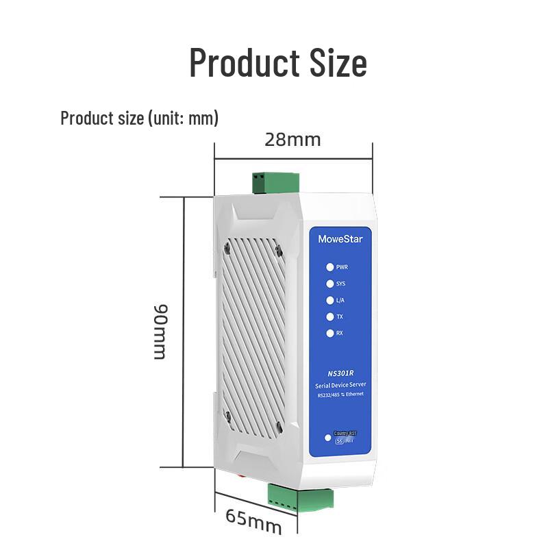 MoweStar Industrial Serial Port Server
MoweStar Industrial Serial Port Server