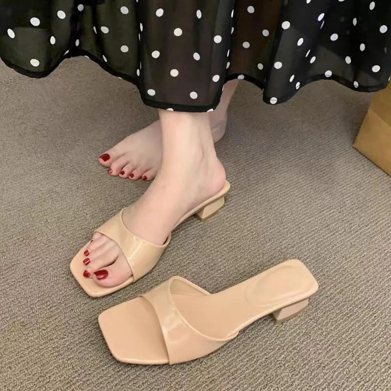Fashion One-word Band Patent Leather Cool Drag Women s Summer New Square Toe Open Toe Low Heel Slip-on Square Heel Sandals 35 розовый
Fashion One-word Band Patent Leather Cool Drag Women s Summer New Square Toe Open Toe Low Heel Slip-on Square Heel Sandals 35 розовый
