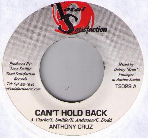 7inch Record ANTHONY CRUZ / MANY MORE - Can t Hold Back / Count On Me TS029 Total Satisfact 2003 Jamaica Reggae, Ska & Dub Used
7inch Record ANTHONY CRUZ / MANY MORE - Can t Hold Back / Count On Me TS029 Total Satisfact 2003 Jamaica Reggae, Ska & Dub Used