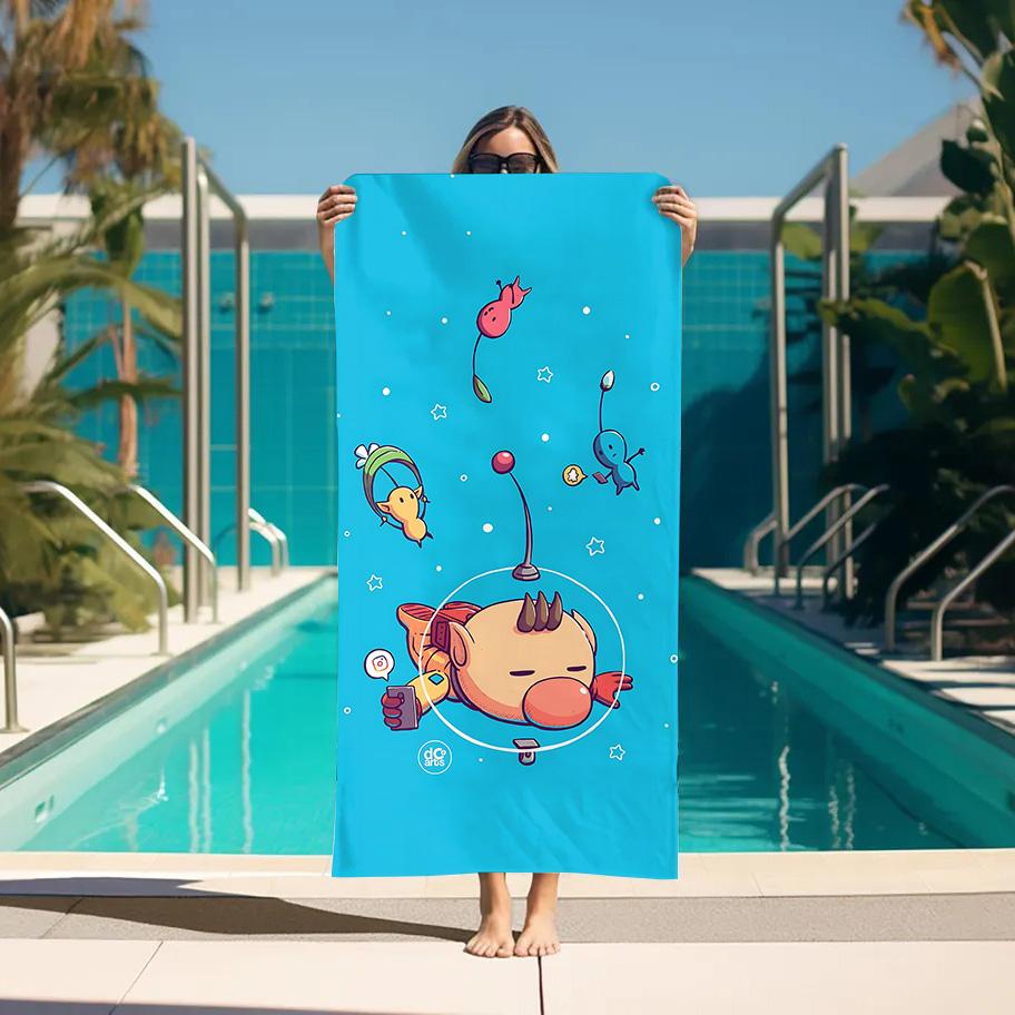 Large Bath Towels Bathroom Set Accessories P-Pikmin Beach Towel Personal Care For Home Quick Drying Towels Sauna Spa Gym W40*H60(CM)
Large Bath Towels Bathroom Set Accessories P-Pikmin Beach Towel Personal Care For Home Quick Drying Towels Sauna Spa Gym W40*H60(CM)