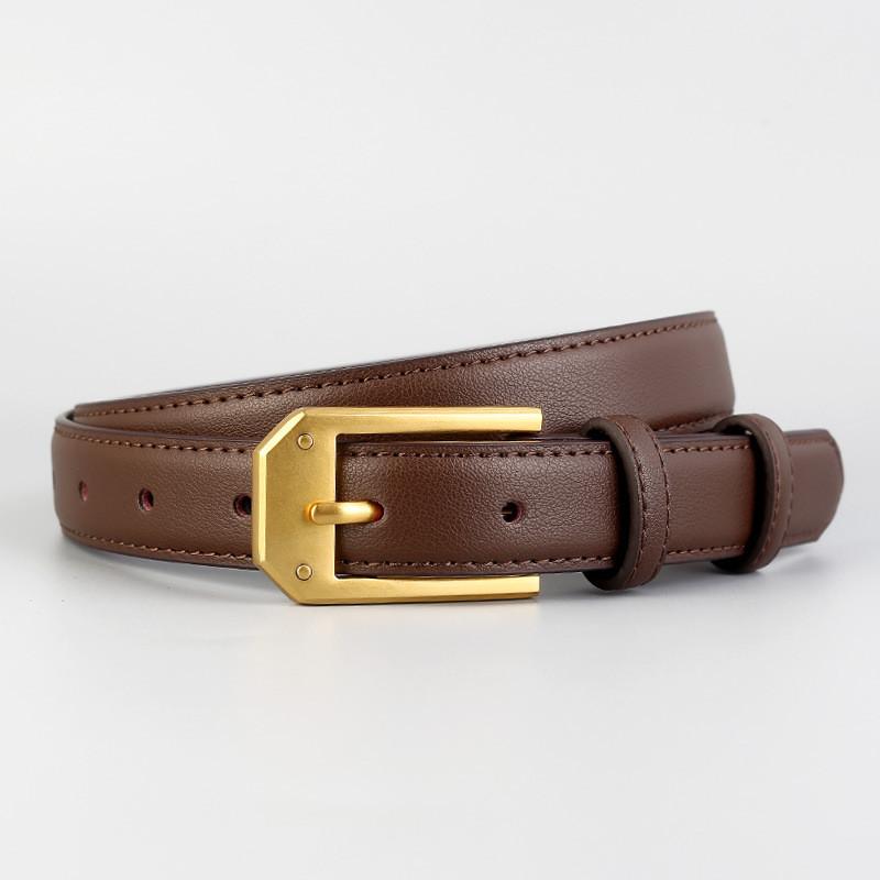 Leather Womens Belt With Alloy Pin Buckle For Casual And Office Wear кавовий
Leather Womens Belt With Alloy Pin Buckle For Casual And Office Wear кавовий