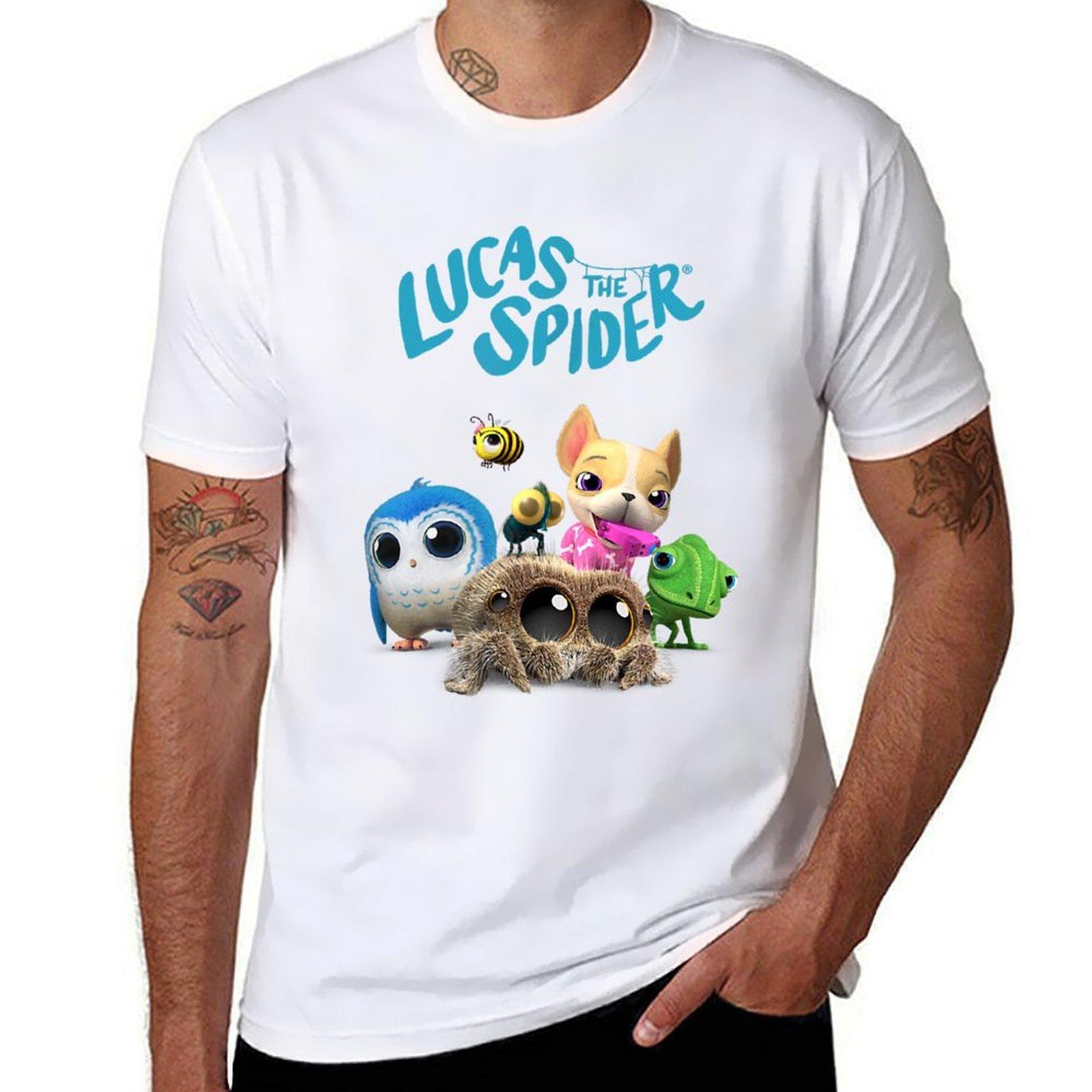 Lucas the Spider & Friends T-Shirt, Jumping Spider Shirt, Spider Shirt, Lover Gift T-Shirt man t shirts cotton T-Shirt S
Lucas the Spider & Friends T-Shirt, Jumping Spider Shirt, Spider Shirt, Lover Gift T-Shirt man t shirts cotton T-Shirt S