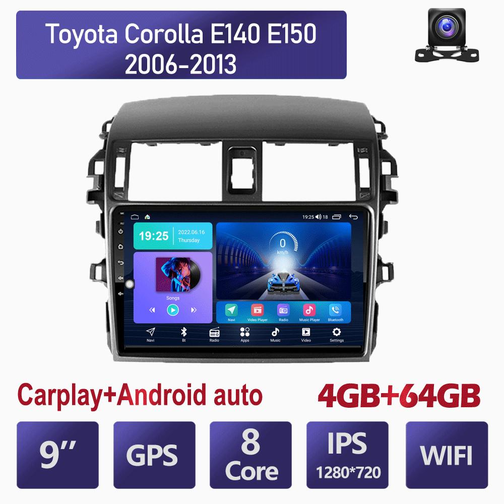 9-дюймовий Android Carplay для Toyota Corolla E140/150 2006-2013 Автомобільне радіо Мультимедійний відеоплеєр GPS навігація WIFI 4+64 ГБ 2+32GB
9-дюймовий Android Carplay для Toyota Corolla E140/150 2006-2013 Автомобільне радіо Мультимедійний відеоплеєр GPS навігація WIFI 4+64 ГБ 2+32GB