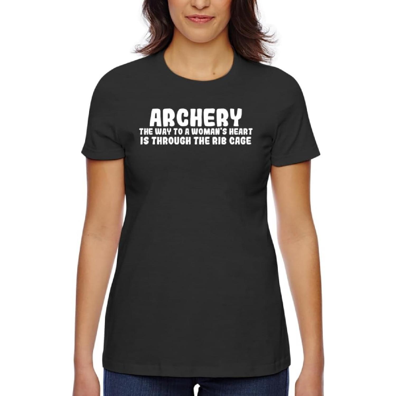 Archery The Way to A Woman s Heart is Through The Rib Cage - Women s Classic Fit Soft Cotton T-Shirt – Comfy Everyday Misses Tee CP05 Black XXXXXL різнокольоровий
Archery The Way to A Woman s Heart is Through The Rib Cage - Women s Classic Fit Soft Cotton T-Shirt – Comfy Everyday Misses Tee CP05 Black XXXXXL різнокольоровий
