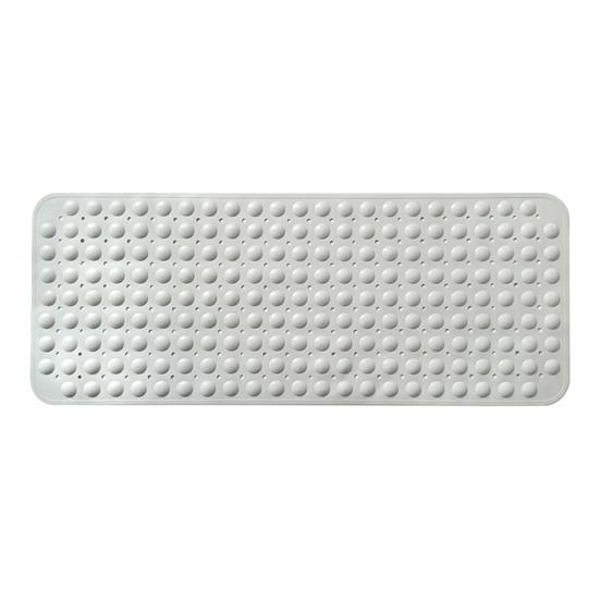 Противоскользящий коврик для ванной комнаты с присоской и сливными отверстиями предотвращает скольжение и падение Очень большой защитный коврик для душа 38cm белый
Противоскользящий коврик для ванной комнаты с присоской и сливными отверстиями предотвращает скольжение и падение Очень большой защитный коврик для душа 38cm белый