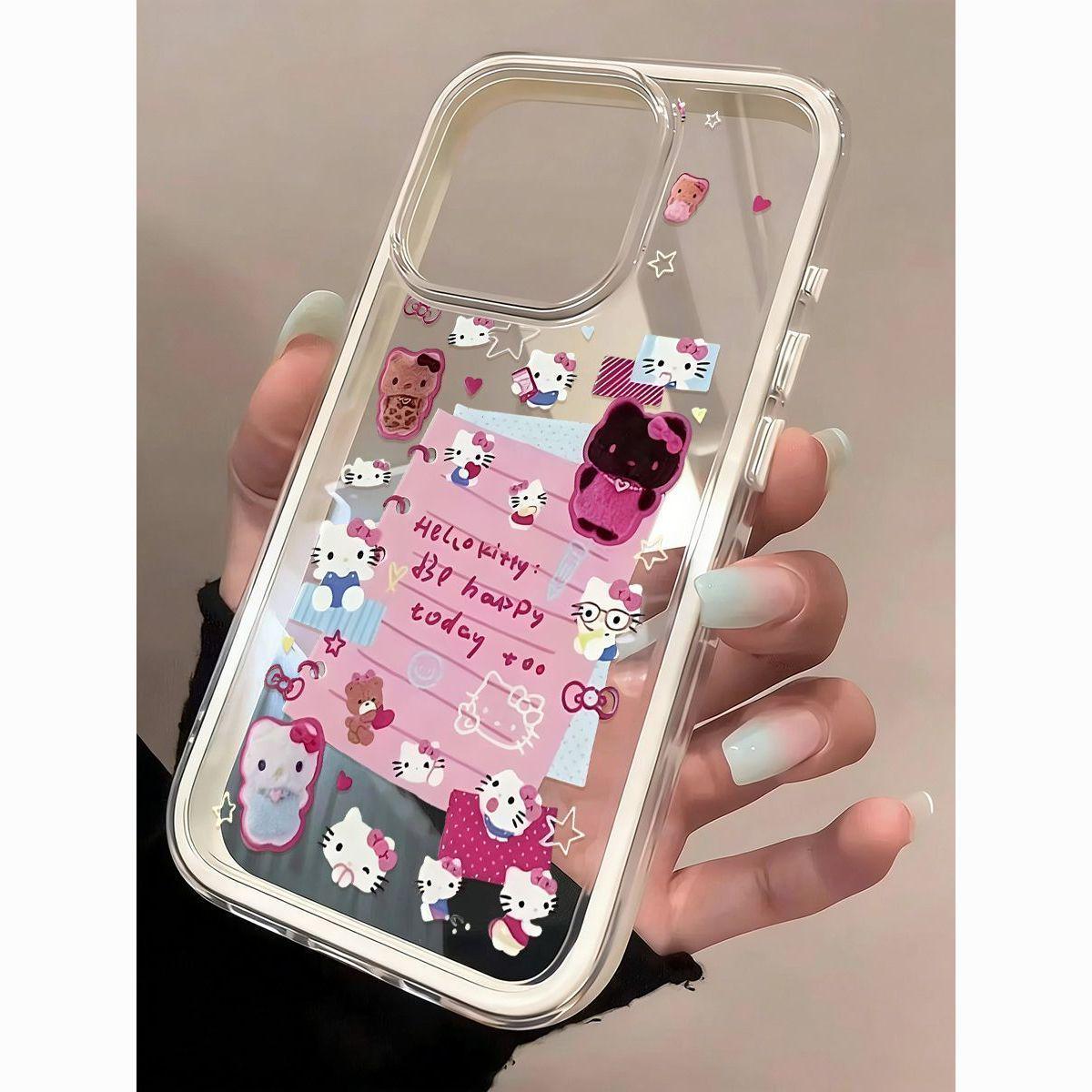 Pink Sticky Notes KT Cat Drop-Proof Phone Case, Compatible with iPhone 11-17 Pro (Female Designs) 13
Pink Sticky Notes KT Cat Drop-Proof Phone Case, Compatible with iPhone 11-17 Pro (Female Designs) 13