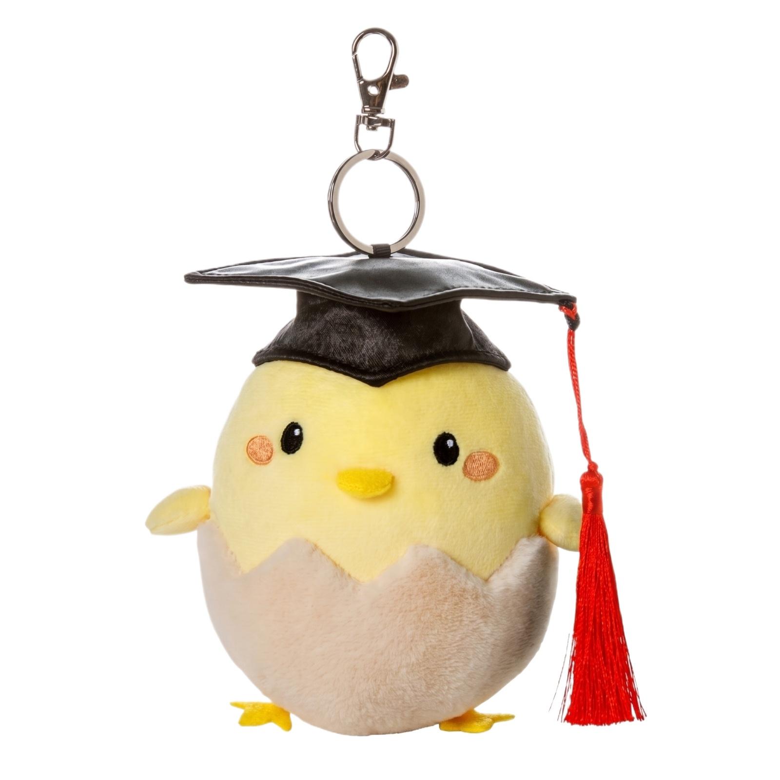 Plush Graduation Chick Keychain Soft Toy with Cap and Tassel Eggshell Design Bag Pendant for Graduation Gift Accessory One Size
Plush Graduation Chick Keychain Soft Toy with Cap and Tassel Eggshell Design Bag Pendant for Graduation Gift Accessory One Size