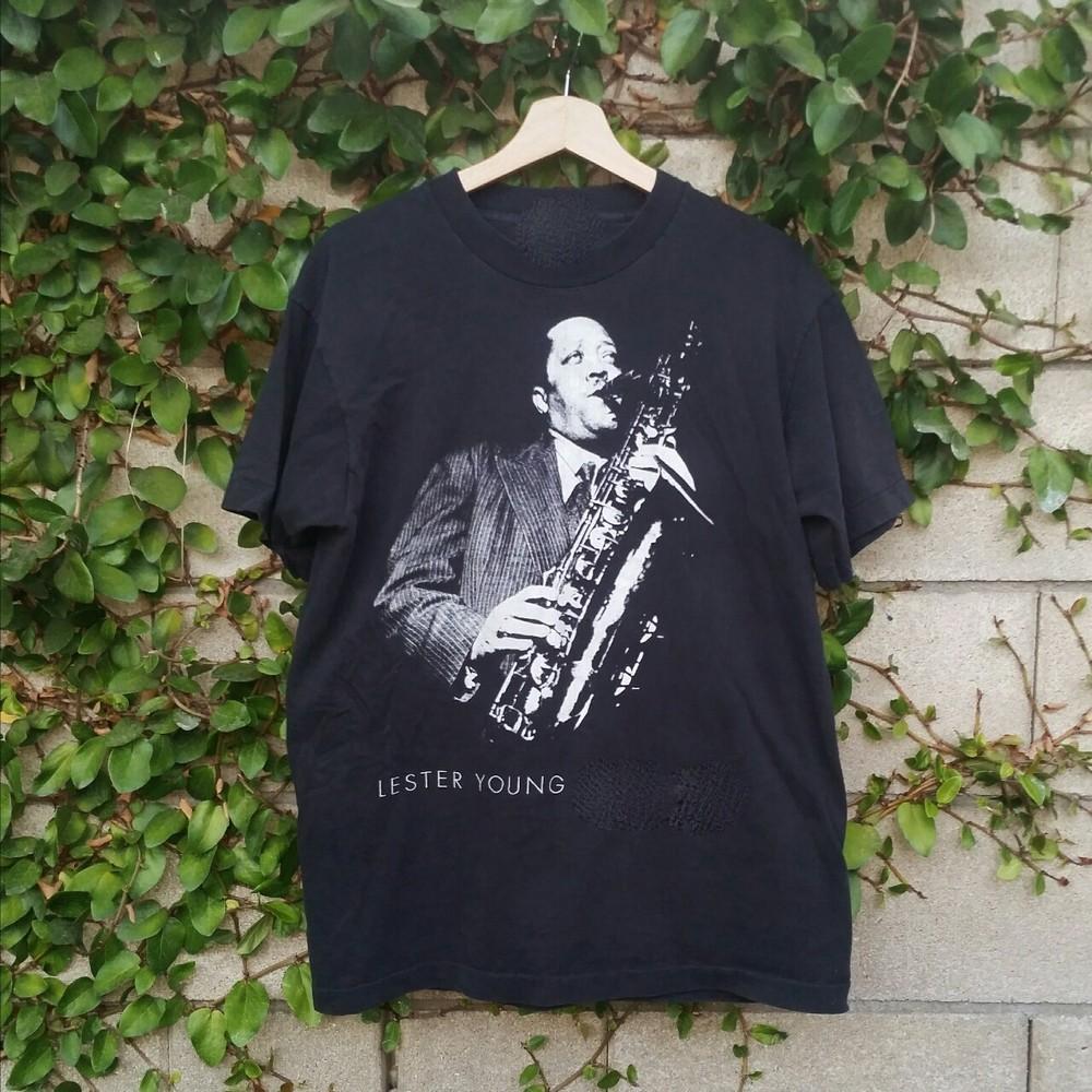 Vintage Lester Young Heavy Cotton Black S234XL Men Women T Shirt AG745 Unisex T-Shirt XL
Vintage Lester Young Heavy Cotton Black S234XL Men Women T Shirt AG745 Unisex T-Shirt XL
