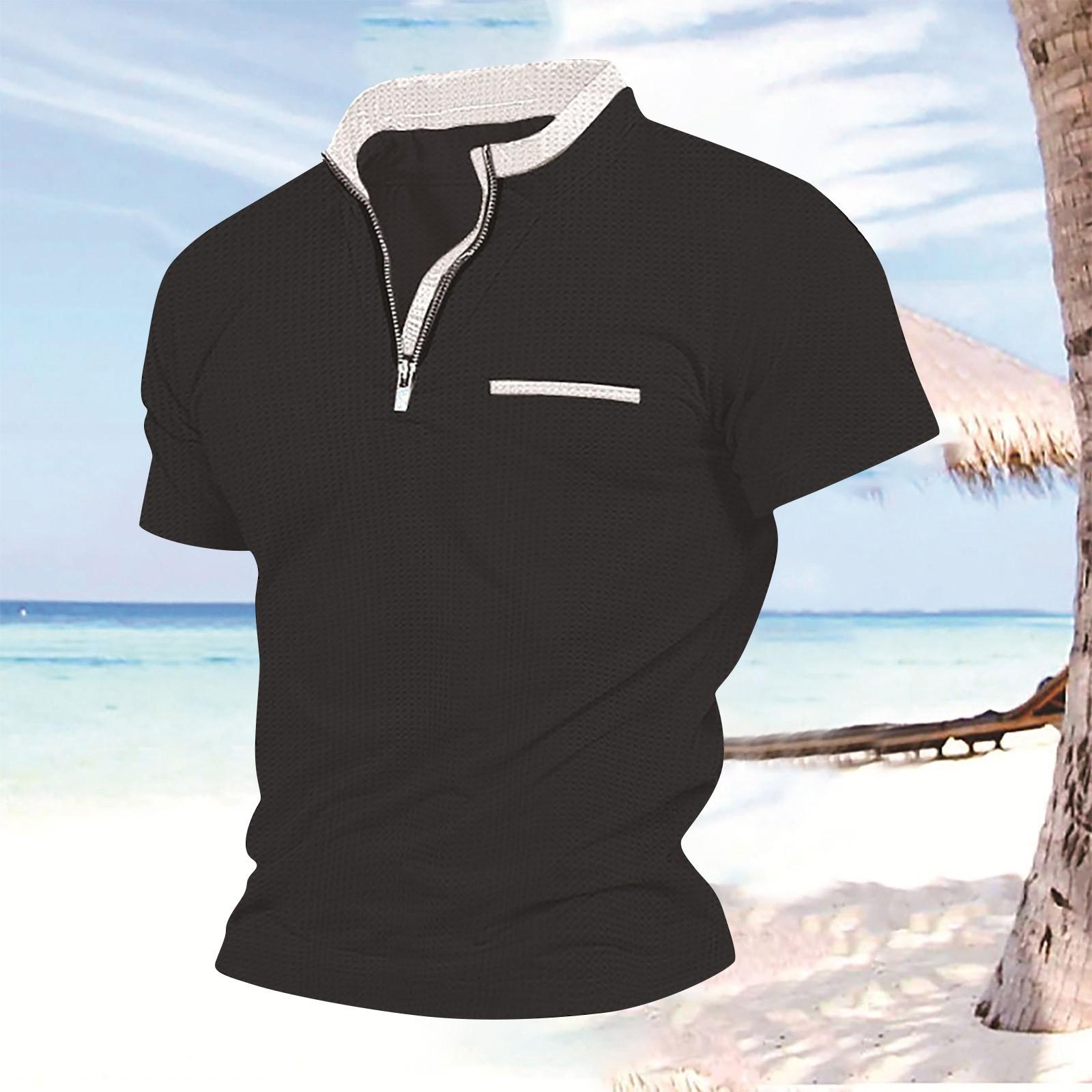 Мужская летняя рубашка с клетчатым карманом на молнии. Мужская спортивная рубашка L чёрный
Мужская летняя рубашка с клетчатым карманом на молнии. Мужская спортивная рубашка L чёрный