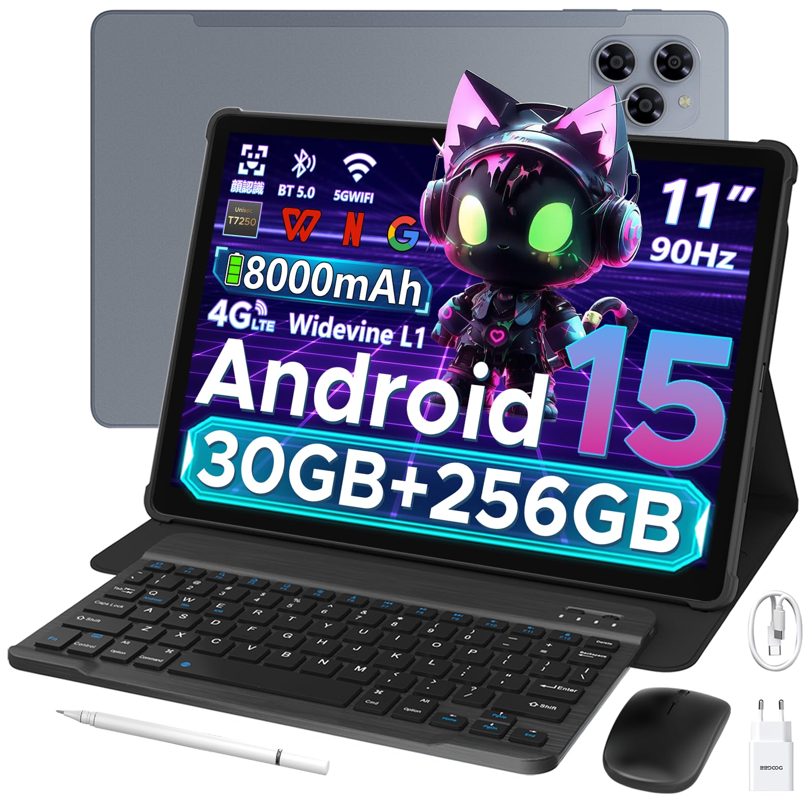 DOOGEE G6 Android 15 TF 90 Гц IPS Великий Widevine Netflix Face T7250 4G GMS 11-дюймовий планшет, 30 ГБ+256 ГБ+карта 2 ТБ, Екран, L1, Сумісний, Розпізнавання, сірий колір
DOOGEE G6 Android 15 TF 90 Гц IPS Великий Widevine Netflix Face T7250 4G GMS 11-дюймовий планшет, 30 ГБ+256 ГБ+карта 2 ТБ, Екран, L1, Сумісний, Розпізнавання, сірий колір