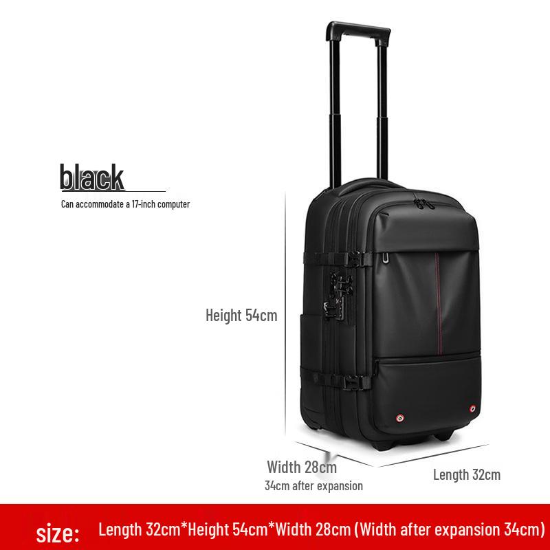 Water-Repellent Large Capacity Business Travel Trolley Backpack with Vacuum Compression 21 inches
Water-Repellent Large Capacity Business Travel Trolley Backpack with Vacuum Compression 21 inches