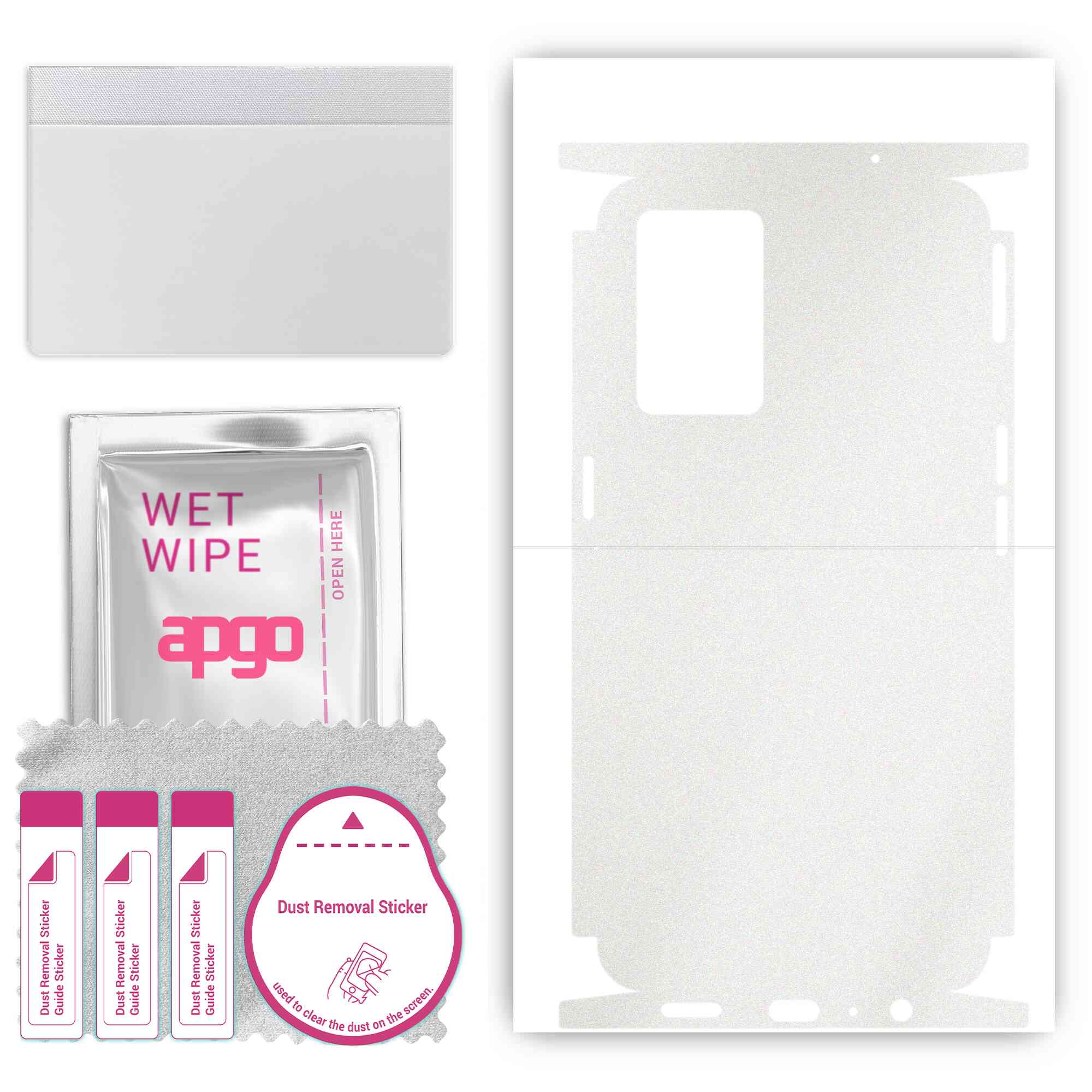 apgo Protective Skin Sticker for the back+sides compatible with Oppo K9 5G, Full Wrap Film, Foil, Vinyl - Pattern Matte Transparent
apgo Protective Skin Sticker for the back+sides compatible with Oppo K9 5G, Full Wrap Film, Foil, Vinyl - Pattern Matte Transparent