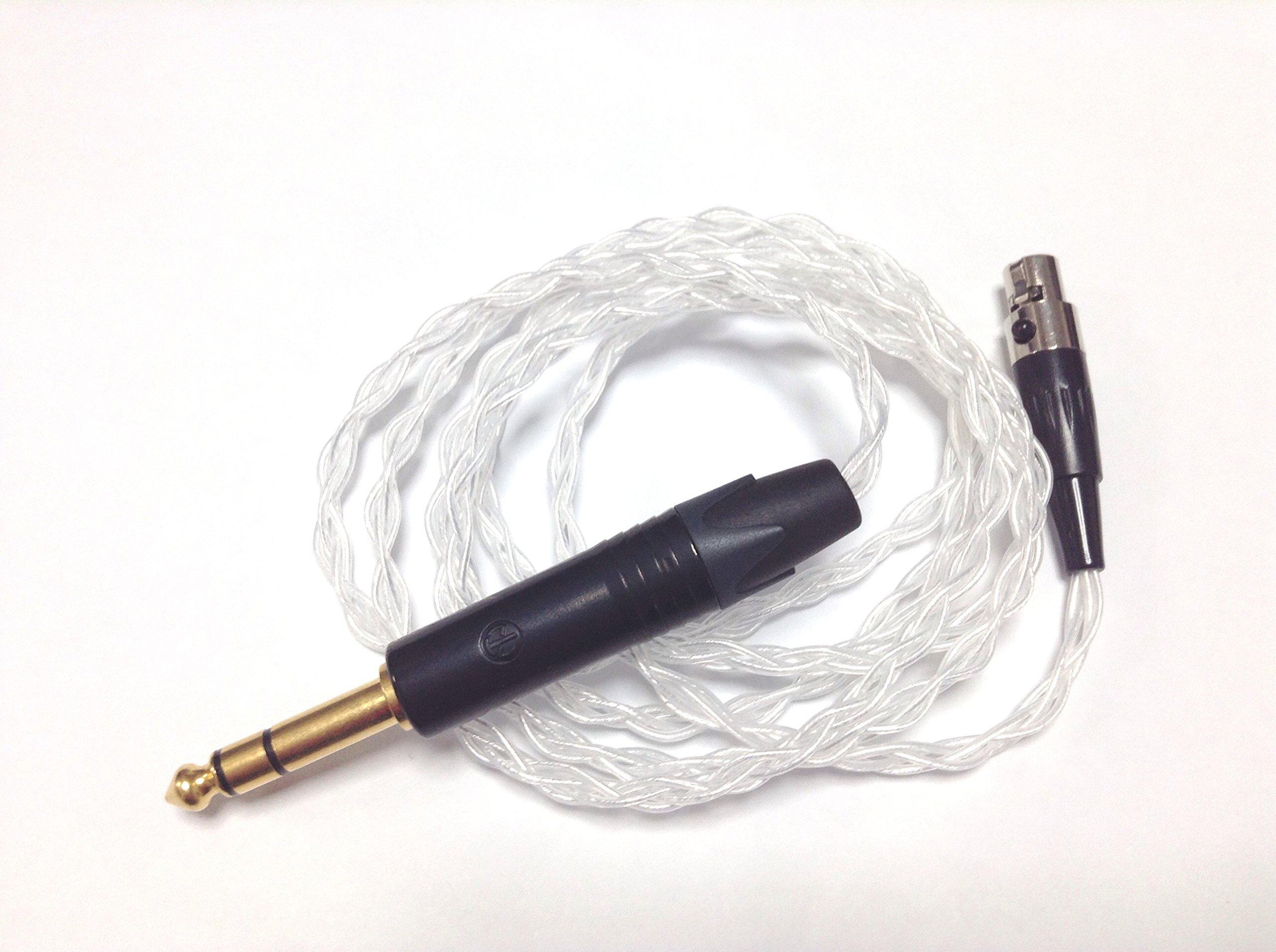 Effect Audio Studio Thor Silver AKG Headphone Replacement Upgrade Cable Compatible with K702 Q701 K271 K240 K181 (High-End Re-Cable) 14 Plug
Effect Audio Studio Thor Silver AKG Headphone Replacement Upgrade Cable Compatible with K702 Q701 K271 K240 K181 (High-End Re-Cable) 14 Plug