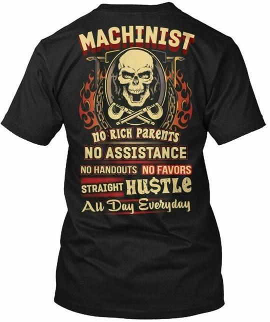 Easy-care Awesome Machinist - No Rich Parents T shirt Made in USA Size S to 5XL XL
Easy-care Awesome Machinist - No Rich Parents T shirt Made in USA Size S to 5XL XL