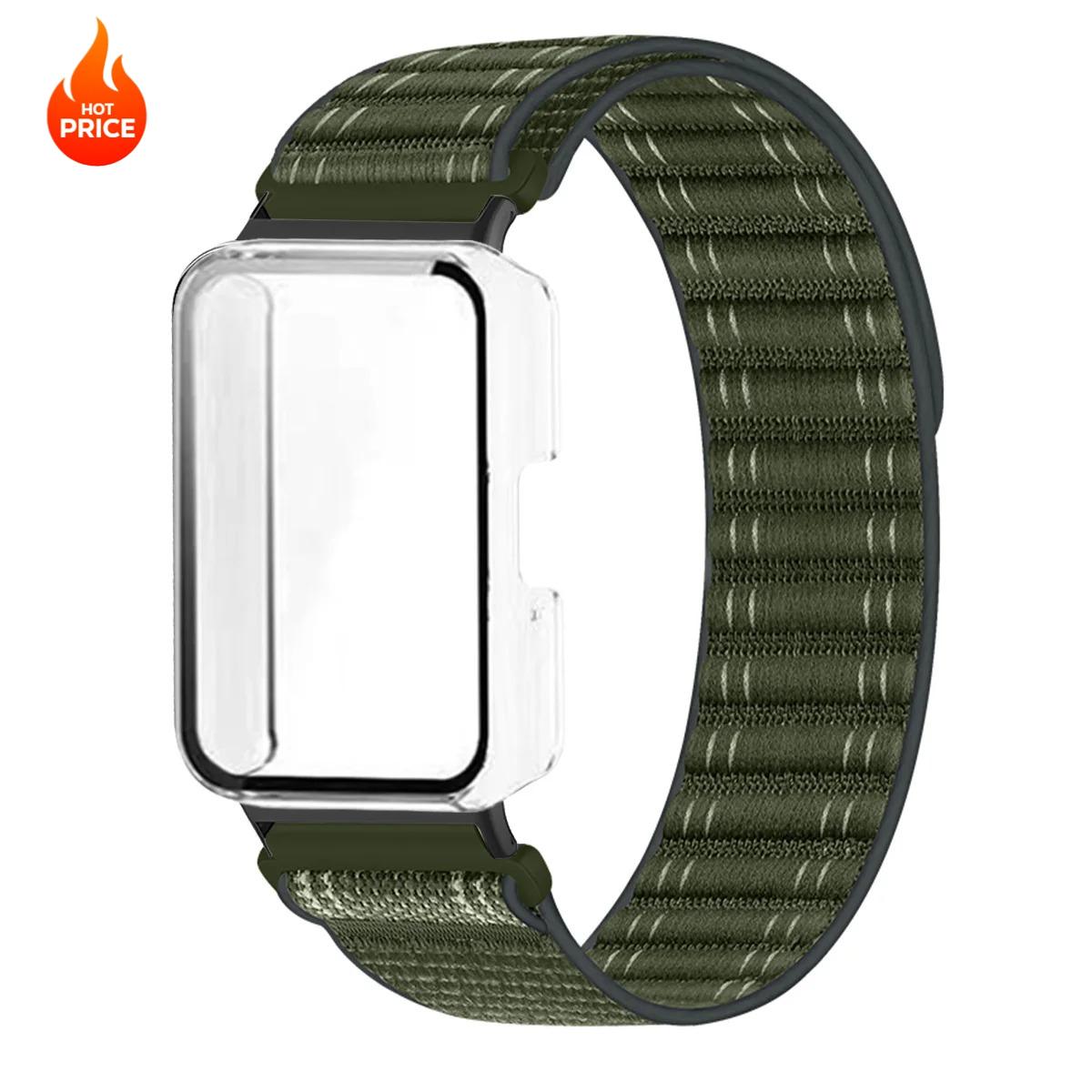 Чехол для ПК+ремешок для Samsung Galaxy Watch Fit 3 Полная защита Бампер Эластичный нейлоновый спортивный ремешок для смарт-браслета Galaxy Fit3 For Galaxy Fit3
Чехол для ПК+ремешок для Samsung Galaxy Watch Fit 3 Полная защита Бампер Эластичный нейлоновый спортивный ремешок для смарт-браслета Galaxy Fit3 For Galaxy Fit3