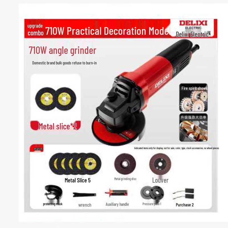 IRIR Delixi Compatible Corded Angle Grinder CN plug (adapter included)
IRIR Delixi Compatible Corded Angle Grinder CN plug (adapter included)