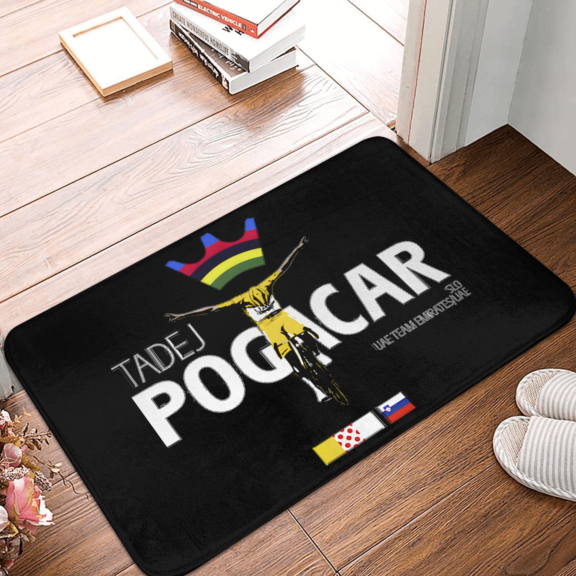 Tadej Pogacar Cycling Pogi Team Doormat Non-Slip Bath Kitchen Mat Garden Garage Floor Door Entrance Carpet Rug 40cmx60cm
Tadej Pogacar Cycling Pogi Team Doormat Non-Slip Bath Kitchen Mat Garden Garage Floor Door Entrance Carpet Rug 40cmx60cm