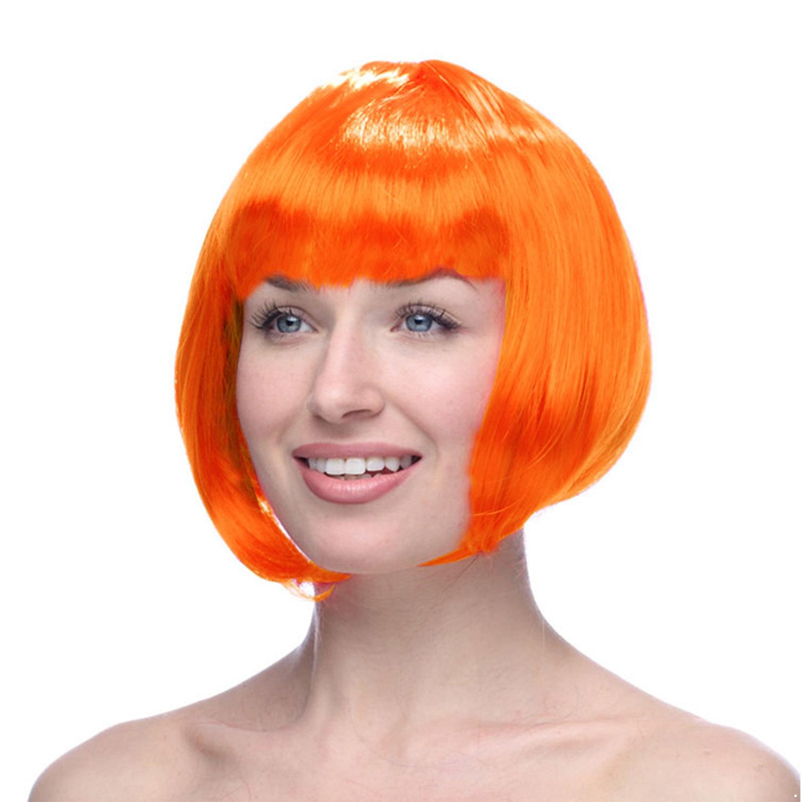 1 штука короткий прямий боб перука з пласким чубчиком кольорове синтетичне волосся для косплею, щоденного носіння, вечірки, костюма та моди One Size
1 штука короткий прямий боб перука з пласким чубчиком кольорове синтетичне волосся для косплею, щоденного носіння, вечірки, костюма та моди One Size