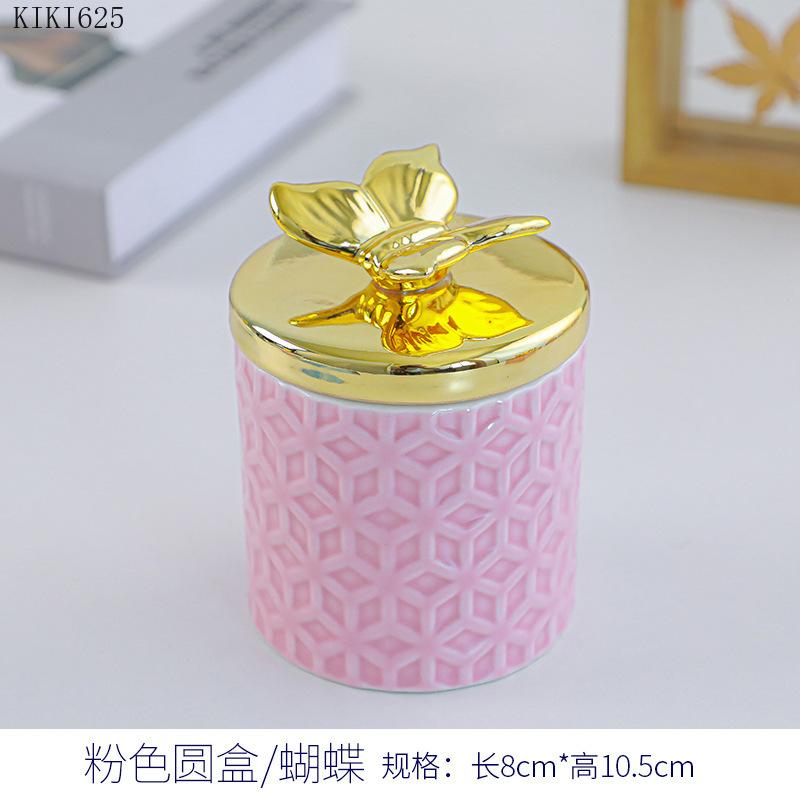 Creative Ceramic Jewelry Storage Jar Electroplating Golden Animal Cover Wedding Candy Gift Box Household Mini Sealed Jar Decor
Creative Ceramic Jewelry Storage Jar Electroplating Golden Animal Cover Wedding Candy Gift Box Household Mini Sealed Jar Decor