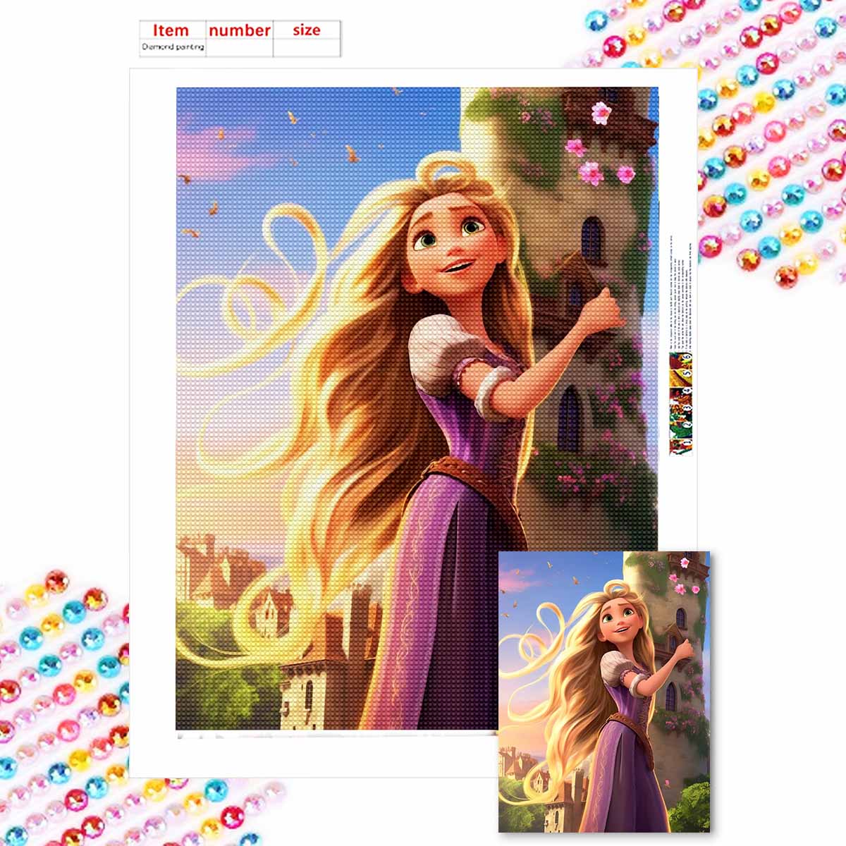 Полная круглая алмазная живопись Красивое искусство принцессы Стразовая картина Мозаика DIY 5D Вышивка крестом Домашнее украшение Round 20x30cm
Полная круглая алмазная живопись Красивое искусство принцессы Стразовая картина Мозаика DIY 5D Вышивка крестом Домашнее украшение Round 20x30cm